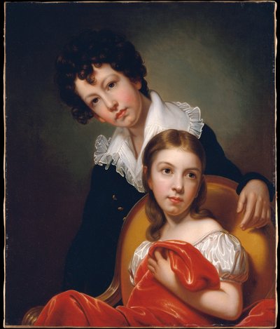 Michael Angelo en Emma Clara Peale door Rembrandt Peale